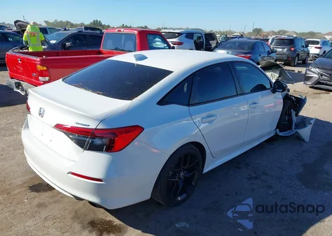 2022 Honda Civic Sport z USA, uszkodzony, nr VIN 2HGFE2F50NH603528